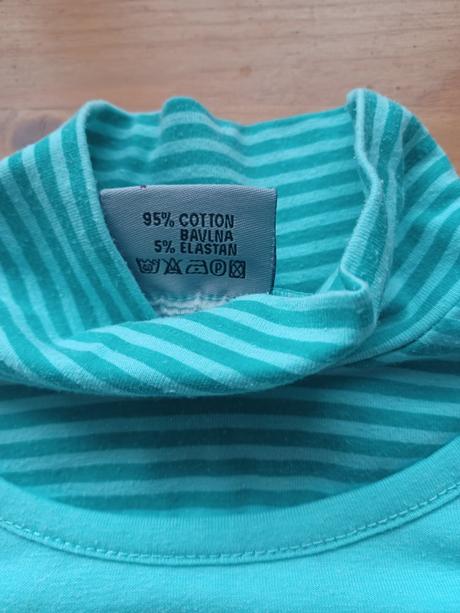 Tričko s dlouhým rukávem vel 104, 104