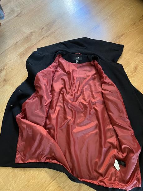Pěkný vlněný kabátek hm, h&m,36