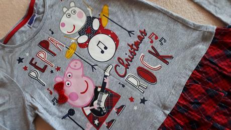 Vánoční šaty, šatičky peppa pig, pepina, 116/122, 116
