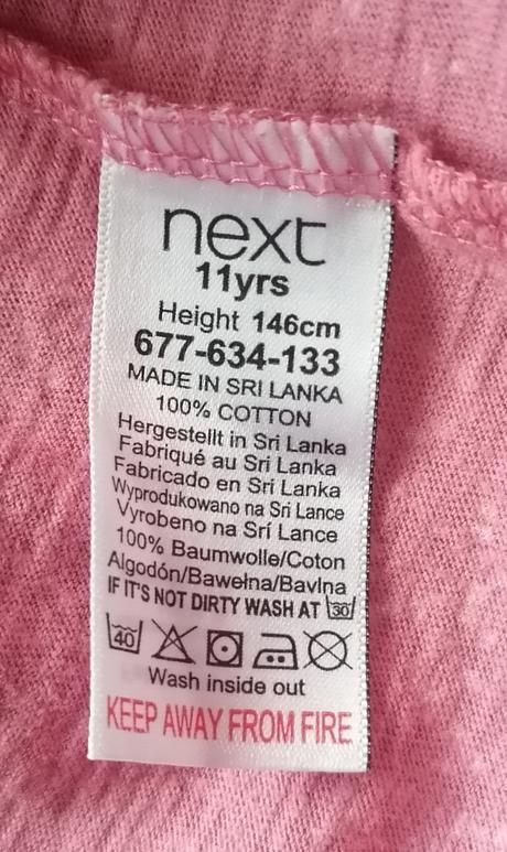 Bavlněné tričko - tunika vel 146, next,146