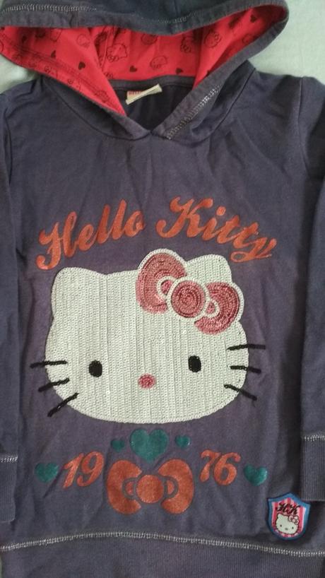 Mikina hello kitty s flitry, tu,116