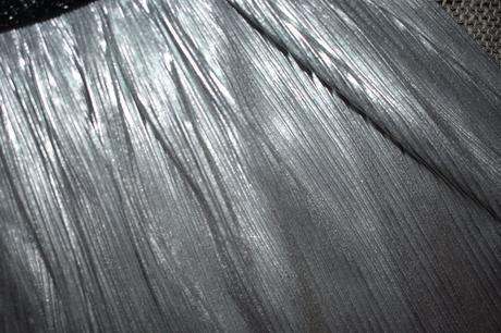 Výrazná stříbrná sukně george, 146/152/158/164, george,152