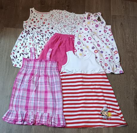 5x dívčí letní šaty, vel. 98/104, lupilu,98