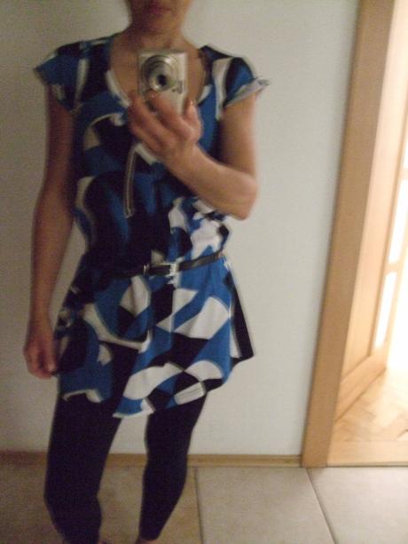 Tunika s geometrickým vzorom zn. chillytime, 34