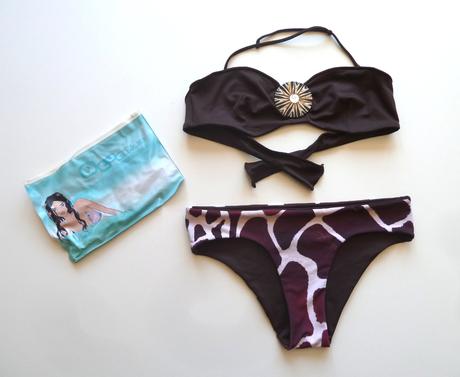 Originální dvoudílné plavky vel. 38 / m, m