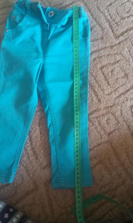 Krásné riflové kalhoty vel.92 top stav, f&f,92