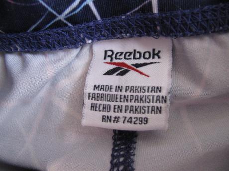 Elastické fialové legíny reebok, reebok,164