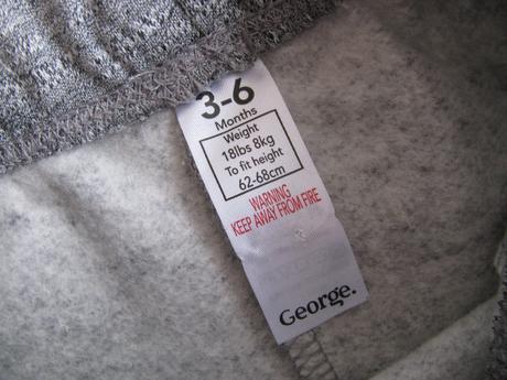 Pohodlné šedé šortky, teplákovina, střik, george,68