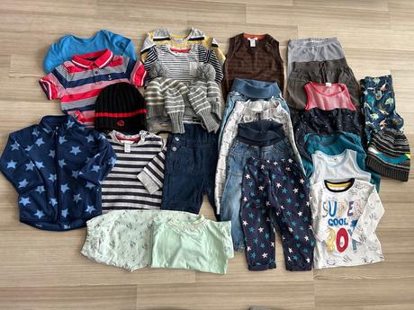 Oblečení pro chlapečka h&m, + balík v. 86 nové, 86–98