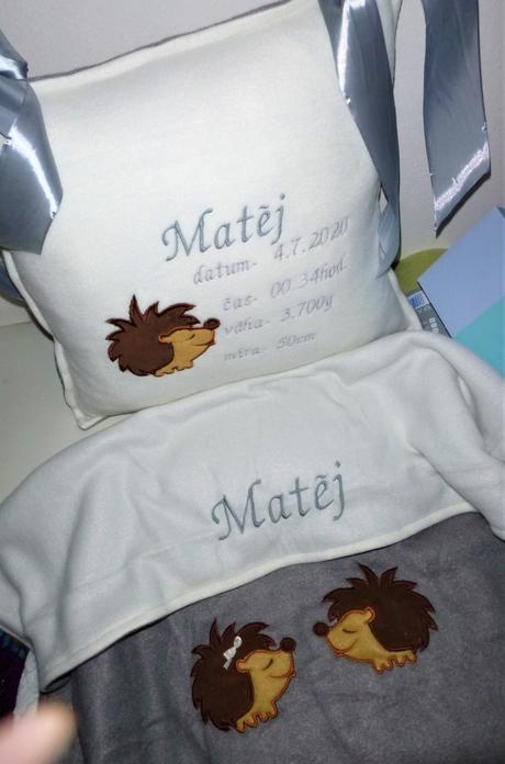 Kvalitní bavlněné pleny - možnost jména miminka,