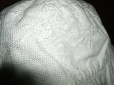 Biely klobúčik 6-12 mesiacov, tu,68