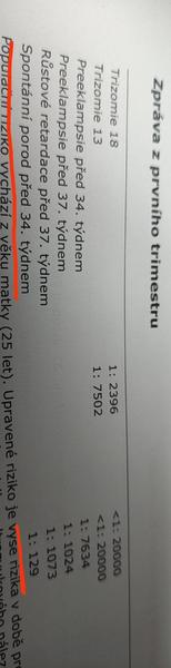 Výsledek 1. screeningu negativní. Hrozí předčasný porod?