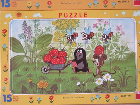 2x puzzle krtek, 