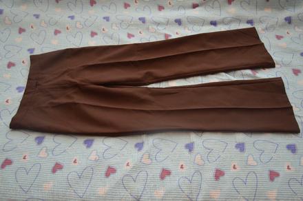 34 společenské hnědé kalhoty jp collection, 34