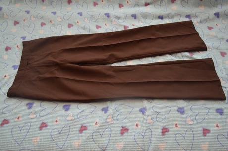 34 společenské hnědé kalhoty jp collection, 34