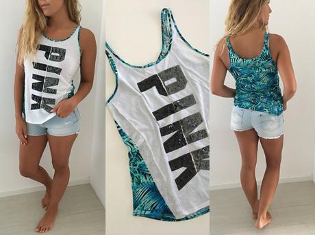 Dámská značková trička/tílka/crop topy, vel. xs/s, s