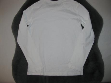 Bílé bavlněné tričko h&m, h&m,140