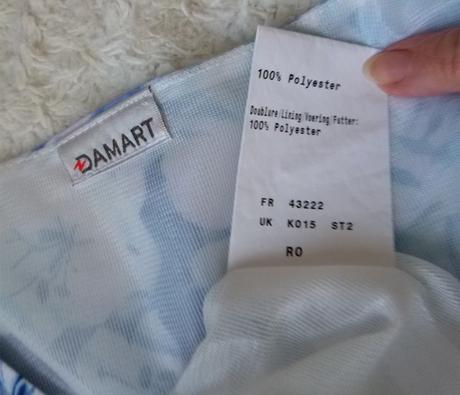 Hezké šaty do modra - vel.l-xl, xl