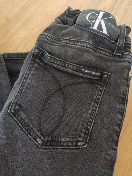 Džíny, vel. 158, calvin klein,158