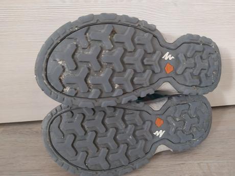 Zelené sandály s plnou špičkou, quechua,33