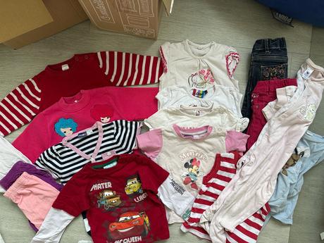 Sada oblečení, dívka, vel. 86 - 16 ks, 86–98