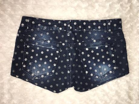 Modré riflové/džínové kraťasy zara, zara,xs