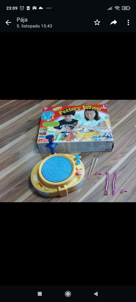 Hrnčířský kruh s příslušenstvím, 