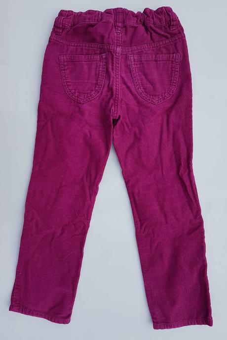 G41 dívčí manšestráky srdce vel. 110, h&m,110