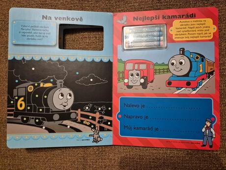 Interaktivní knížka - tomáš a jeho přátelé, 