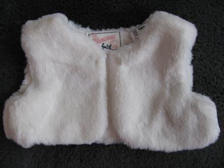 Luxusní kožešinová vestička mantaray v.0-3 měs., 62