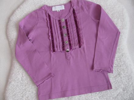 Bavlněné lila tričko, 104