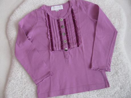Bavlněné lila tričko, 104