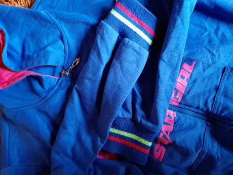 Modrá mikina 164 pro slečnu, 164