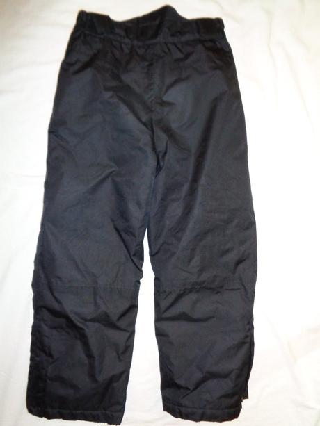 Luxusní černé oteplovací kalhoty 122/128, crivit,122