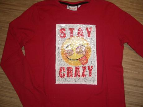 Triko dl.rukáv vel.146-152 emoji, 146