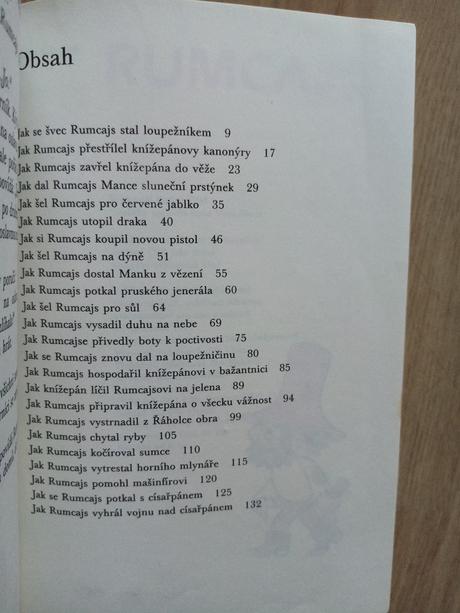 Set knih rumcajs, manka, cipísek, 