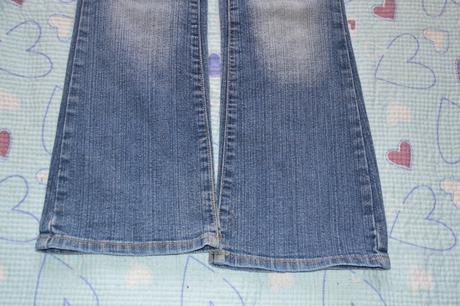 Lehce elastické džíny s cvočky, 140