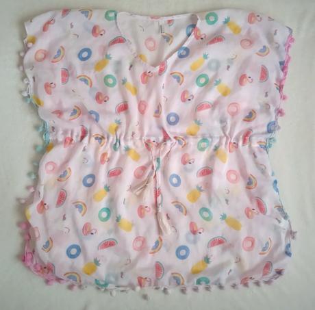 Dívčí plážová tunika přehoz přes plavky 5-9 let, reserved