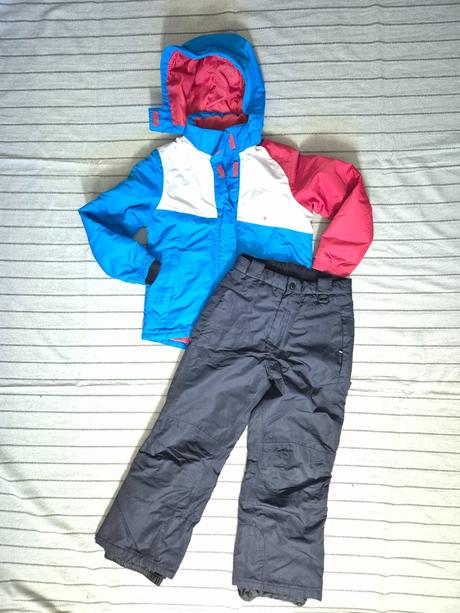 Dívčí bunda+kalhoty na lyže crivit 134/140, crivit,134