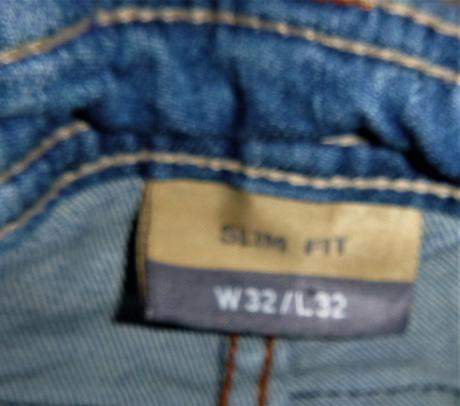 Džíny drbané vel.l, l