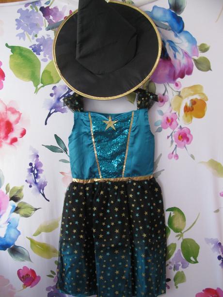 Karnevalový kostým-čarodějka 2 dílný, 