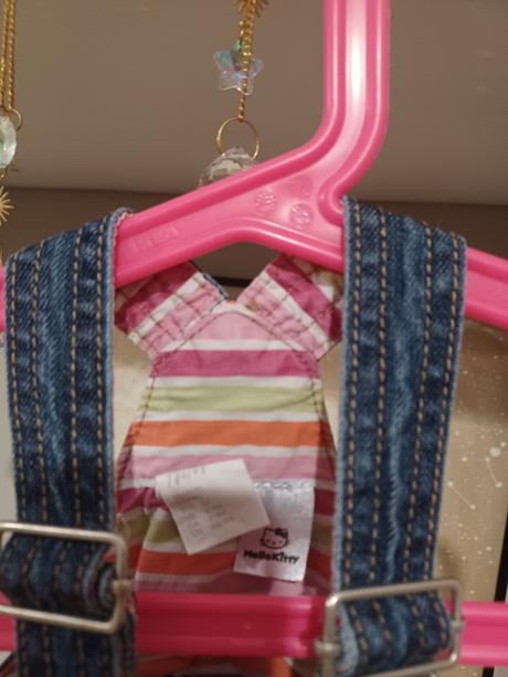 Džínová šatovka hello kitty h&m 62-74, h&m,62