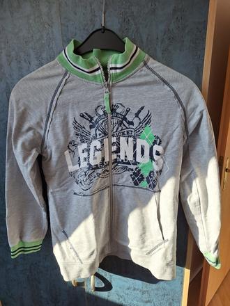 Mikina na zip vel. 140 / 152, kenvelo,140