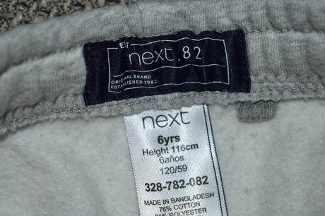 Teplejší teplákové kraťasy next, velikost 110/116, next,110