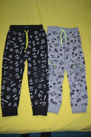 2x tepláky v.116 disney, disney,116