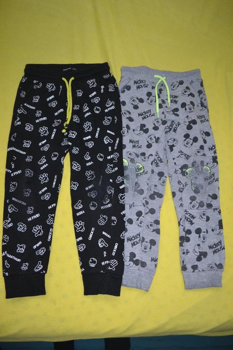 2x tepláky v.116 disney, disney,116