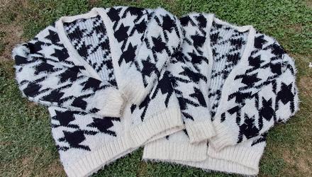 2x heboučký cardigan vel. 158 a 164, 158
