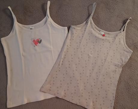 Sada 2x tričko /tílko/košilka 134/140, c&a,134