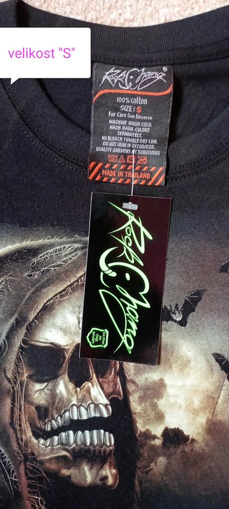 Tričko zn."rock chang" svítí ve tmě vel."s+l", 