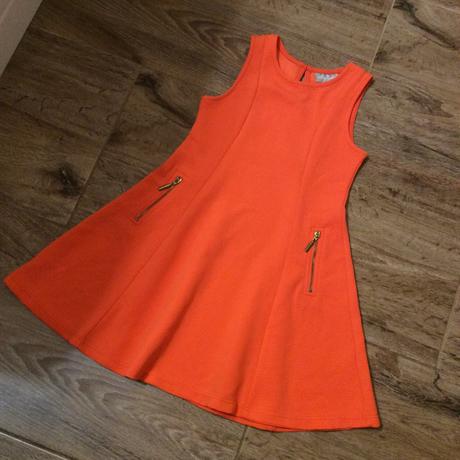 Neon oranžové šaty, matalan,122